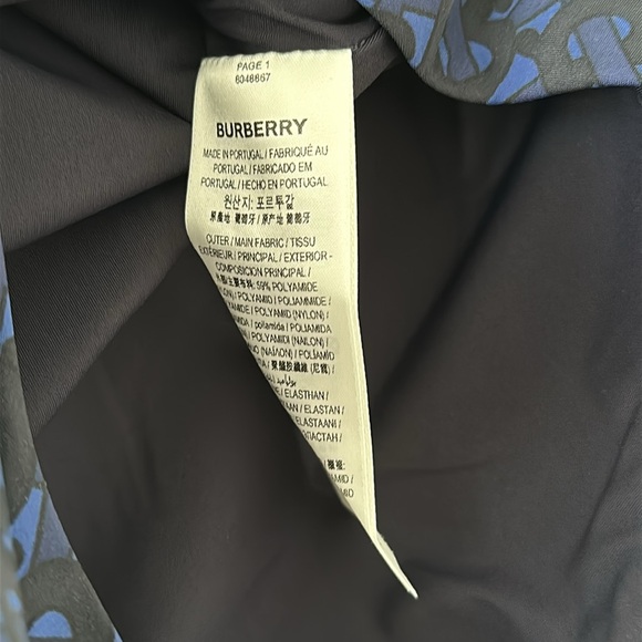 Seen Naomi Campbell- Authentic BURBERRY  TB Monogram Print Long-Sleeve Bodysuit - Picture 9 of 9